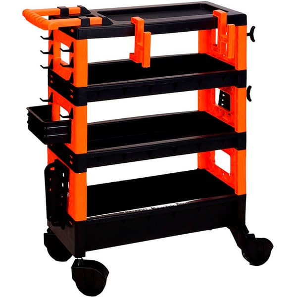 Fx Tools Verktygstransportvagn 68x35x87.5 Cm Svart