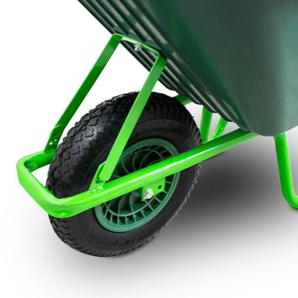 Vahva kottik�rryt PVC-kulholla, kest�v�, helppo ajaa, puutarha/rakennus