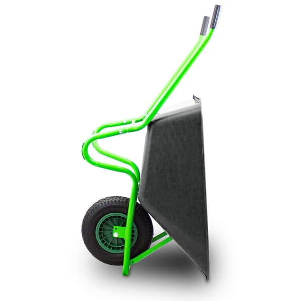 Stark skottk�rra med PVC-sk?l, t?lig, l�ttk�rd, tr�dg?rd/konstruktion