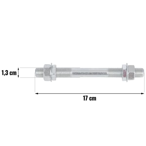 Tubeless kottikärrypyörä 4.00-8 musta ja punainen Humberg