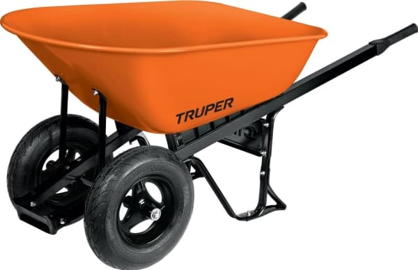 Tohjuls hagetryllebår med metallkapasitet 118L Truper®