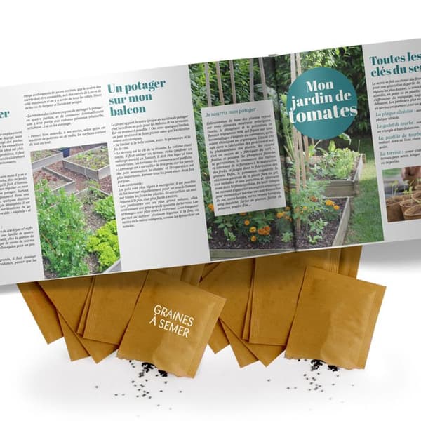 Rädisa och Nasturtium - Box med 52 paket frön att så
