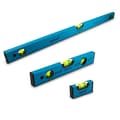 Miniatyrbillede 1 af 6: S?t med niveauer Magnetiske niveauer 10 / 30 / 80 cm, holdbart s?t