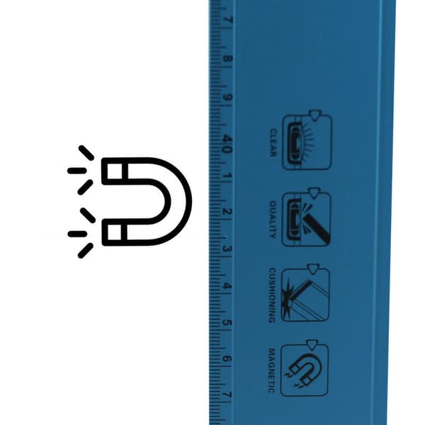 F�rst�rkt magnetisk niv?, 30 cm, med bubbelniv?