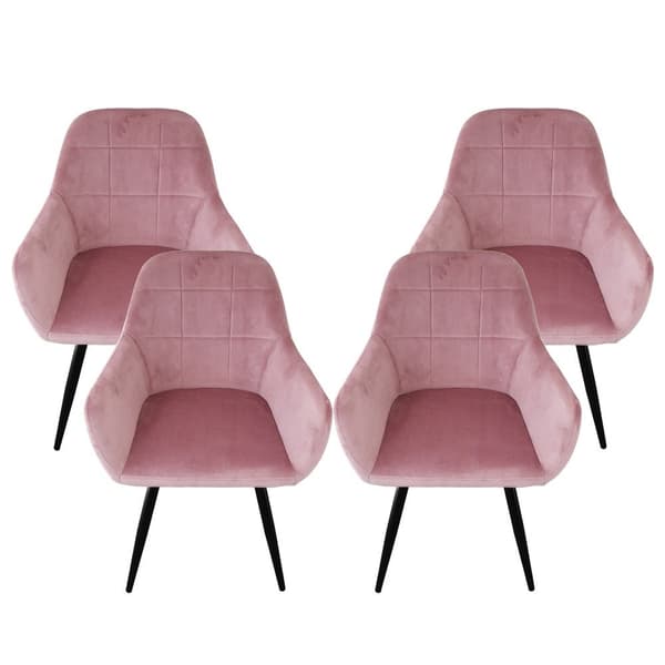 Velourstole, s?t med 4 til stuen, sovev?relset Moderne og slidst?rkt