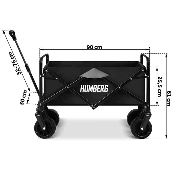 Transportvogn, foldbar 100l Humberg HM-512