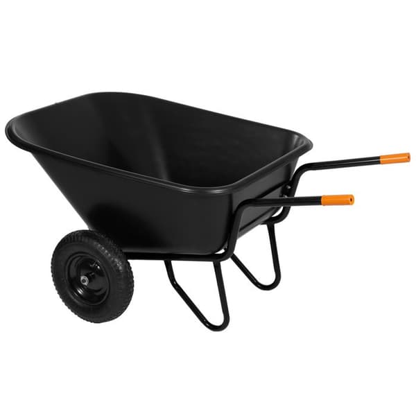 Springos® Trädgårdsvagn 300 Liter med Två Hjul