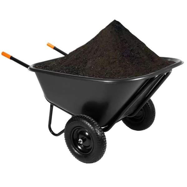 Springos® Trädgårdsvagn 300 Liter med Två Hjul