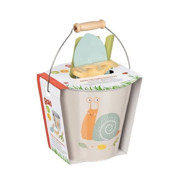 Goki - Snigel trädgårdshink med verktyg - GOLLNEST &amp; KIESEL