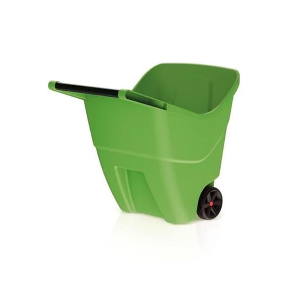 PROSPERPLAST Trädgårdsvagn på hjul kapacitet 85L grön 97,9 x 59,5 x 68,9 cm