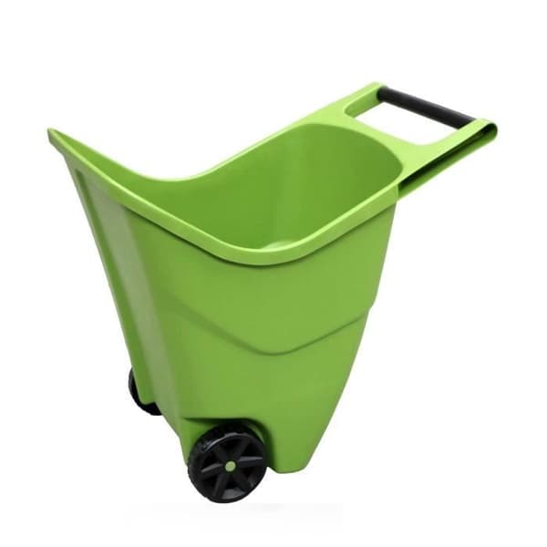 PROSPERPLAST Trädgårdsvagn på hjul kapacitet 85L grön 97,9 x 59,5 x 68,9 cm