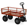 Miniatyrbild 1 av 4: Handkärra med fällbara sidokanter, Max. last 300 kg, Bagagehållare, Allt-bärande trädgårdsvagn