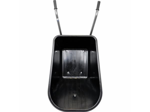 Skottkärra med plasttunna 16" punkteringsfria hjul 110 liter
