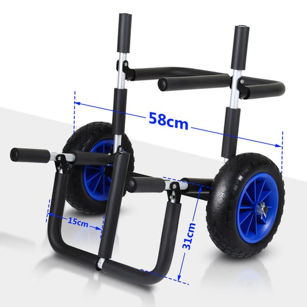 Chariot de Surf SUP Stand Up Paddle paddel, planche de surf, transport, chariot kajak, Alu