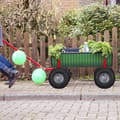Miniatyrbild 5 av 6: Relaxdays Handtruckhjul gummibelagt 200 kg, reservhjul, gummi axel 4.80 4.00-8, svart