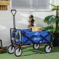 Miniatyrbild 2 av 9: Hopfällbar Handvagn, 93x49x75-100 cm, Mörkblå