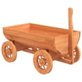 Miniatyrbild 2 av 2: Dekorativ vagn 70x43x54 cm Massivt granträ