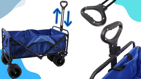 TRÄDGÅRDSVAGN HOPPVÄRD TRANSPORT 100 kg