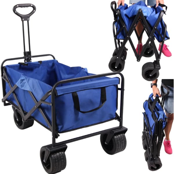 TRÄDGÅRDSVAGN HOPPVÄRD TRANSPORT 100 kg