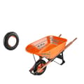 Miniatyrbillede 1 af 2: Skubbe, 150 kg kapacitet, ergonomisk håndtag, 16" dæk,1 hjul  6