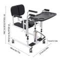 Pikkukuva 2 / 4: Hydraulinen potilasnostin, säädettävä korkeus, 150 kg kapasiteetti