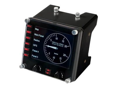 Saitek Pro Flight Instrument Panel - Instrumentpanel till flygsimulator - kabelansluten - för PC