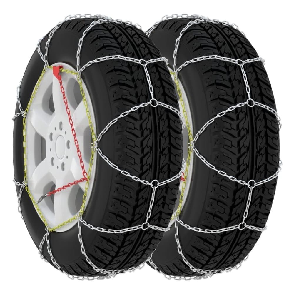 vidaXL Snøkjettinger 2 stk 16 mm SUV 4x4 størrelse 410