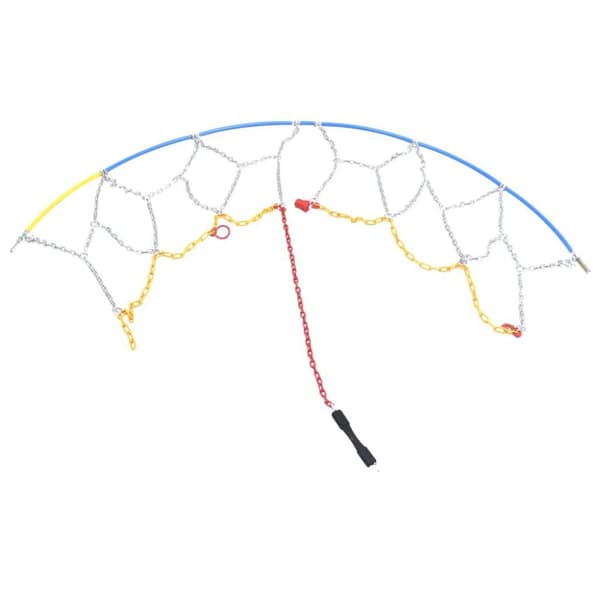 vidaXL Snökedjor till bil 2-pack 16 mm SUV 4x4 storlek 450