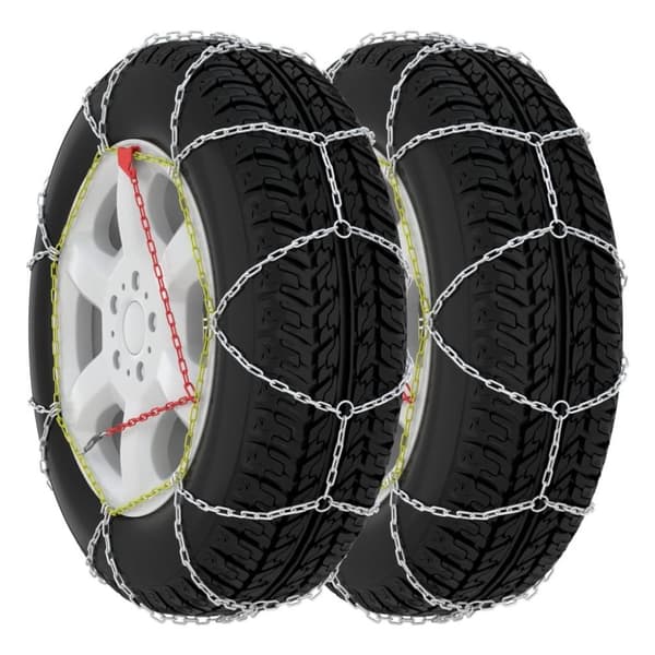 vidaXL Snökedjor till bil 2-pack 16 mm SUV 4x4 storlek 450