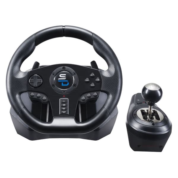 SUPERDRIVE Sada volantu, pedálů a řadící páky GS850-X/ PS4/ Xbox One/ Xbox Series X/S