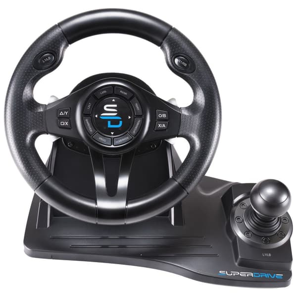Subsonic SA5596-NG Gaming Controller Black USB Steering wheel + Pedals PC, PlayStation 4, Xbox One, Xbox Series X