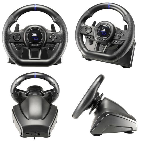 SUPERDRIVE Sada volantu a pedálů SV650/ PS4/ PC/ Switch/ Xbox Series X/S