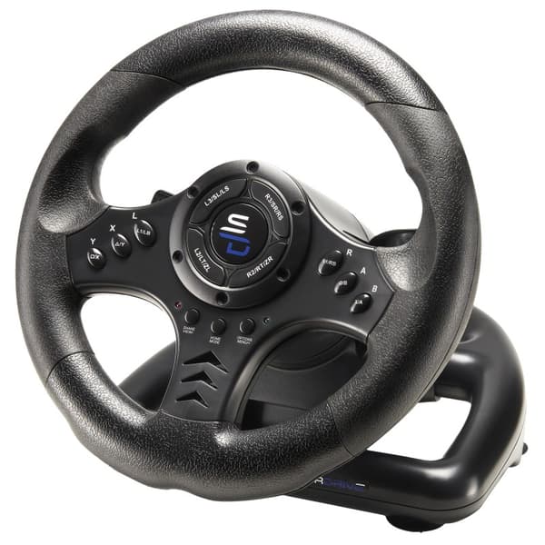Subsonic SA5426-NG Gaming Controller Black USB Steering wheel + Pedals PC, PlayStation 4, Xbox One, Xbox Series X