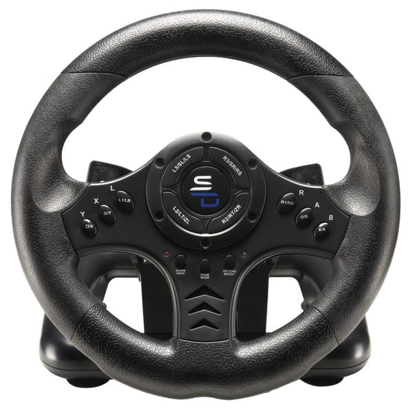 Subsonic SA5426-NG Gaming Controller Black USB Steering wheel + Pedals PC, PlayStation 4, Xbox One, Xbox Series X