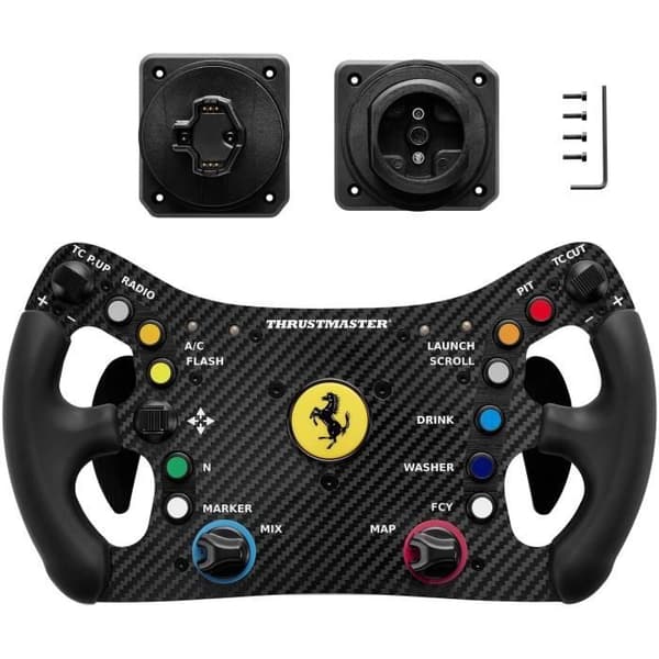 Ratt - THRUSMASTER - Ferrari 488 GT3 Wheel Add-On - Svart och Röd