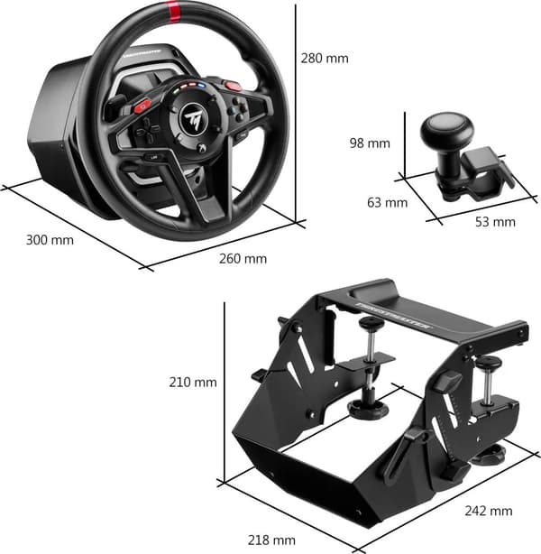 ThrustMaster T128 SimTask Pack - Ratt og pedalsett - PC, Xbox