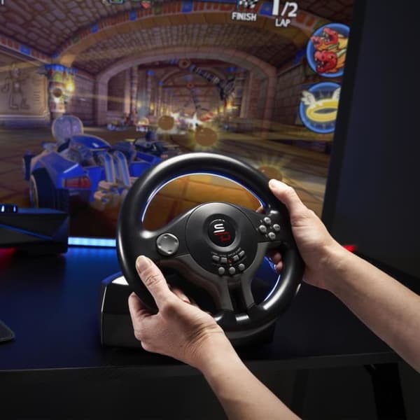 Volant Gaming - SUBSONIC - Superdrive SV250 - Switch, Xbox, PS3, PS4 och PC - Svart