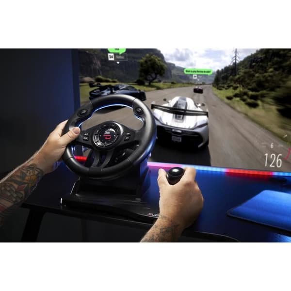 Volant Gaming - SUBSONIC - Superdrive GS550 - Inbyggd växelspak - Switch, Xbox, PS3, PS4 och PC - Svart