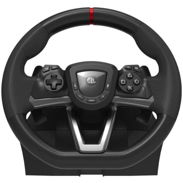 Racing Wheel Apex racinghjul - HORI - PC, PS4 och PS5 - Pedaler ingår - Svart