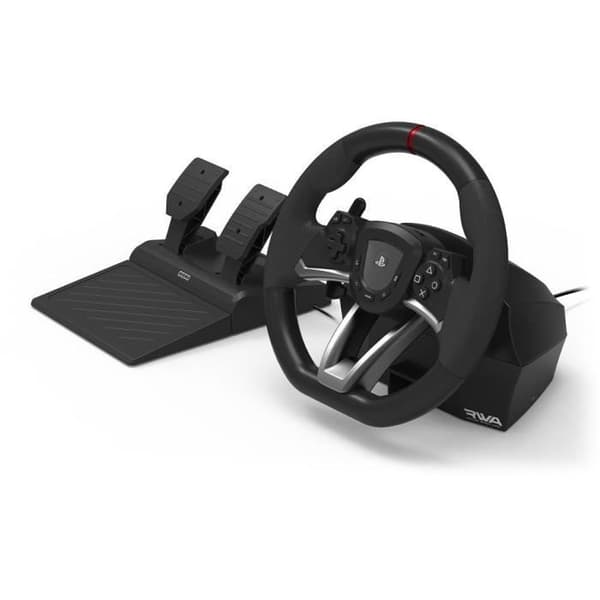 Racing Wheel Apex racinghjul - HORI - PC, PS4 och PS5 - Pedaler ingår - Svart