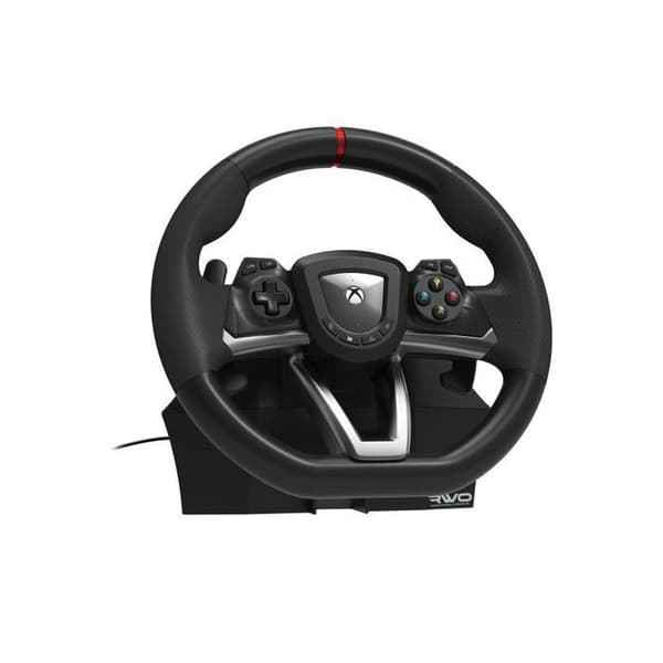 Racinghjul - HORI - Overdrive - Pedaler ingår - PC och Xbox kompatibel - Svart