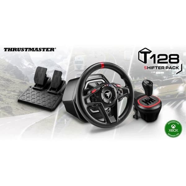 Spelratt - THRUSTMASTER - T128 X SHIFTER PACK - För Xbox Series XS Xbox One och PC - Svart och röd