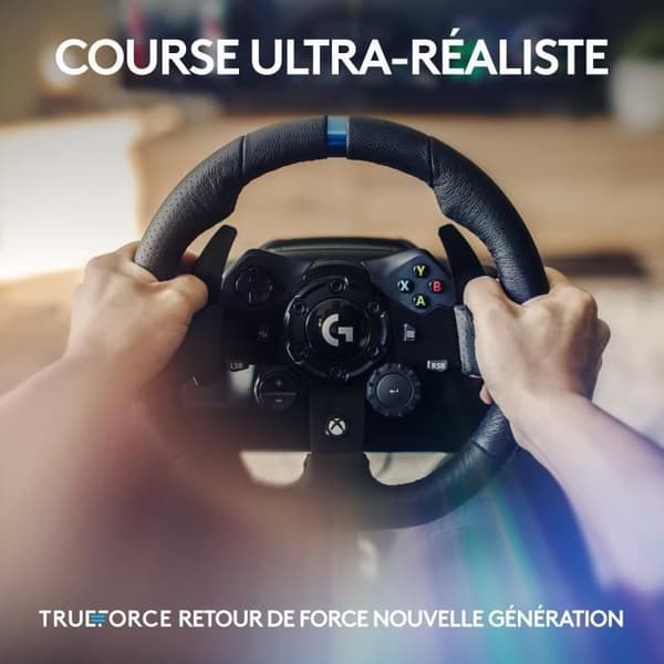 G923 racinghjul och pedaler - Logitech G - Kompatibel med Xbox-serien X/S, One och PC