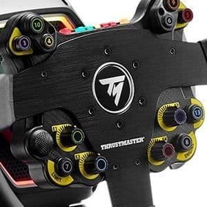 PC/PS4/PS5/Xbox ratt - THRUSTMASTER - Evo Racing 32R - Läder Läder/Aluminium struktur 32cm Magnetiska paddlar 25 knappar 7 LEDS