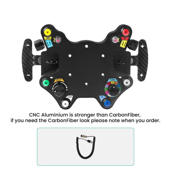 Simracing-ohjauspyörä, 40 syöttöä, LED-napit,CNC Alumiini B2
