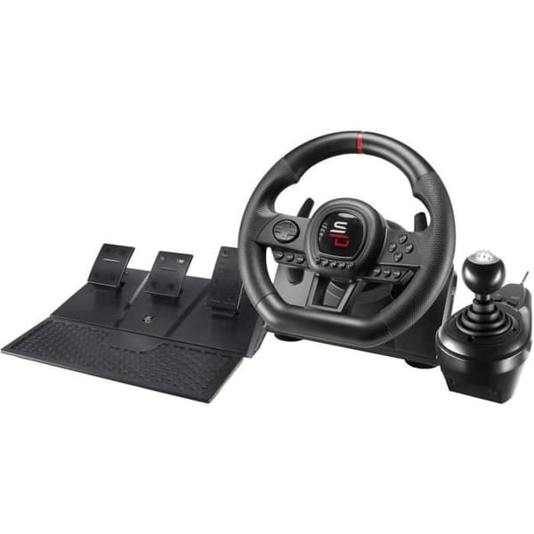 Racing ratt - SUPERDRIVE - GS650-X - Manuell växelspak - 3 pedaler - Paddle - PS4 / Xbox