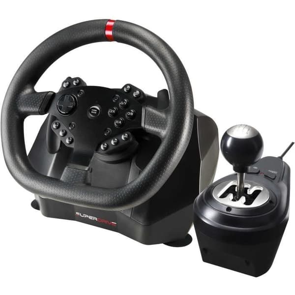 Körhjul - SUPERDRIVE - GS950-X - 900° - Manuell växelspak - 3 pedaler - Växelpaddlar