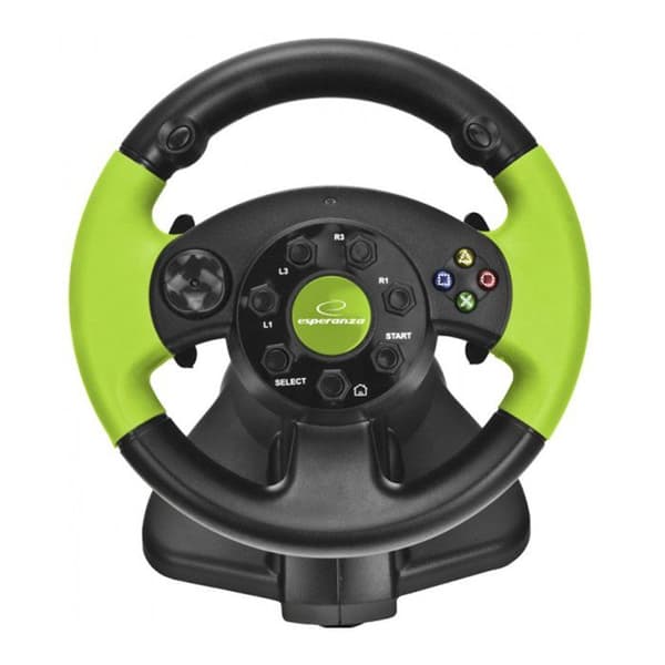 Flygande ensemble och pedaler - Esperanza - High Octane XBOX Edition - Trådad - Multi-plattform - Svart