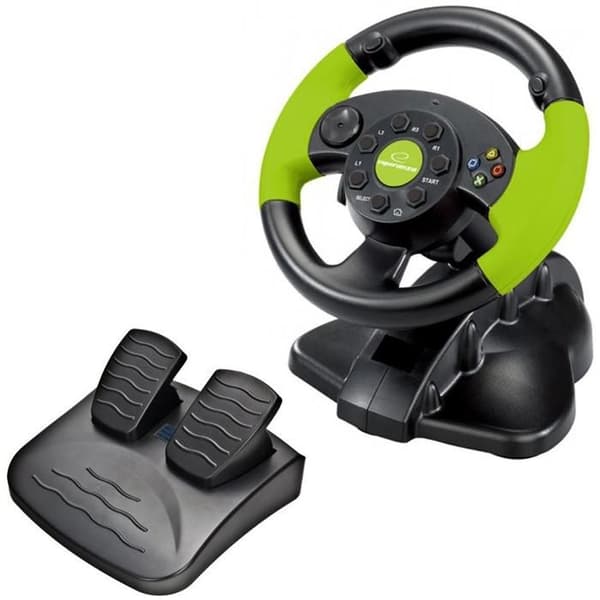 Flygande ensemble och pedaler - Esperanza - High Octane XBOX Edition - Trådad - Multi-plattform - Svart