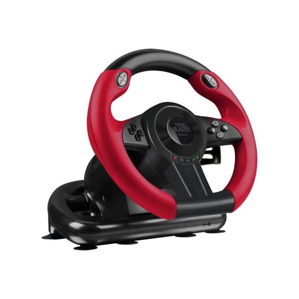 SPEEDLINK TRAILBLAZER Racing Wheel Black Wired ratt och pedaler Set för Sony PlayStation 3, Microsoft Xbox One, Sony...